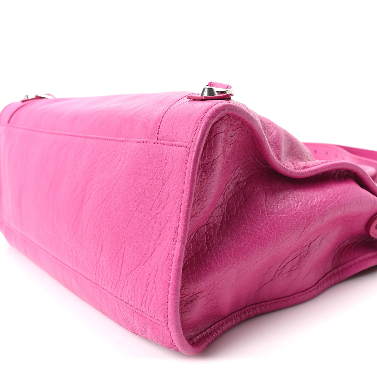 Agneau Classic Hardware Medium Le City Rose Magenta