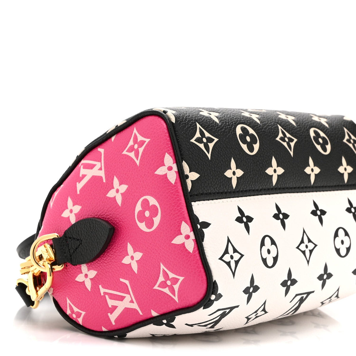 Empreinte Monogram Spring in the City Speedy Bandouliere 20 Black White Pink