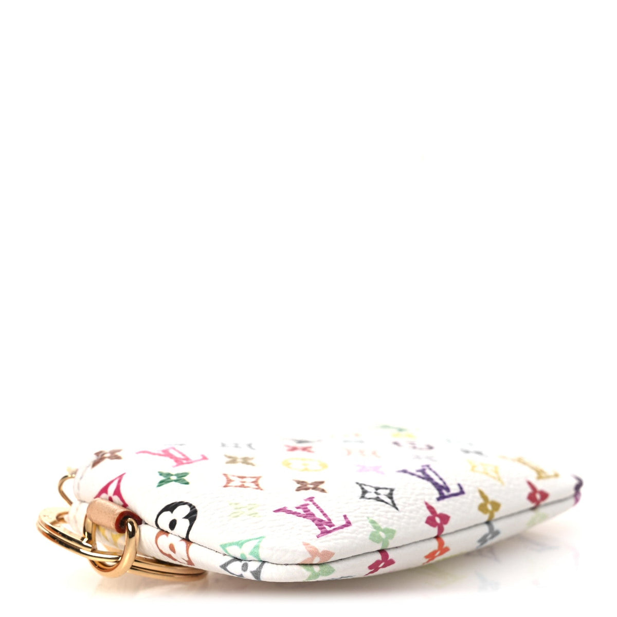 LV X TM Monogram Multicolor Phone Holder White