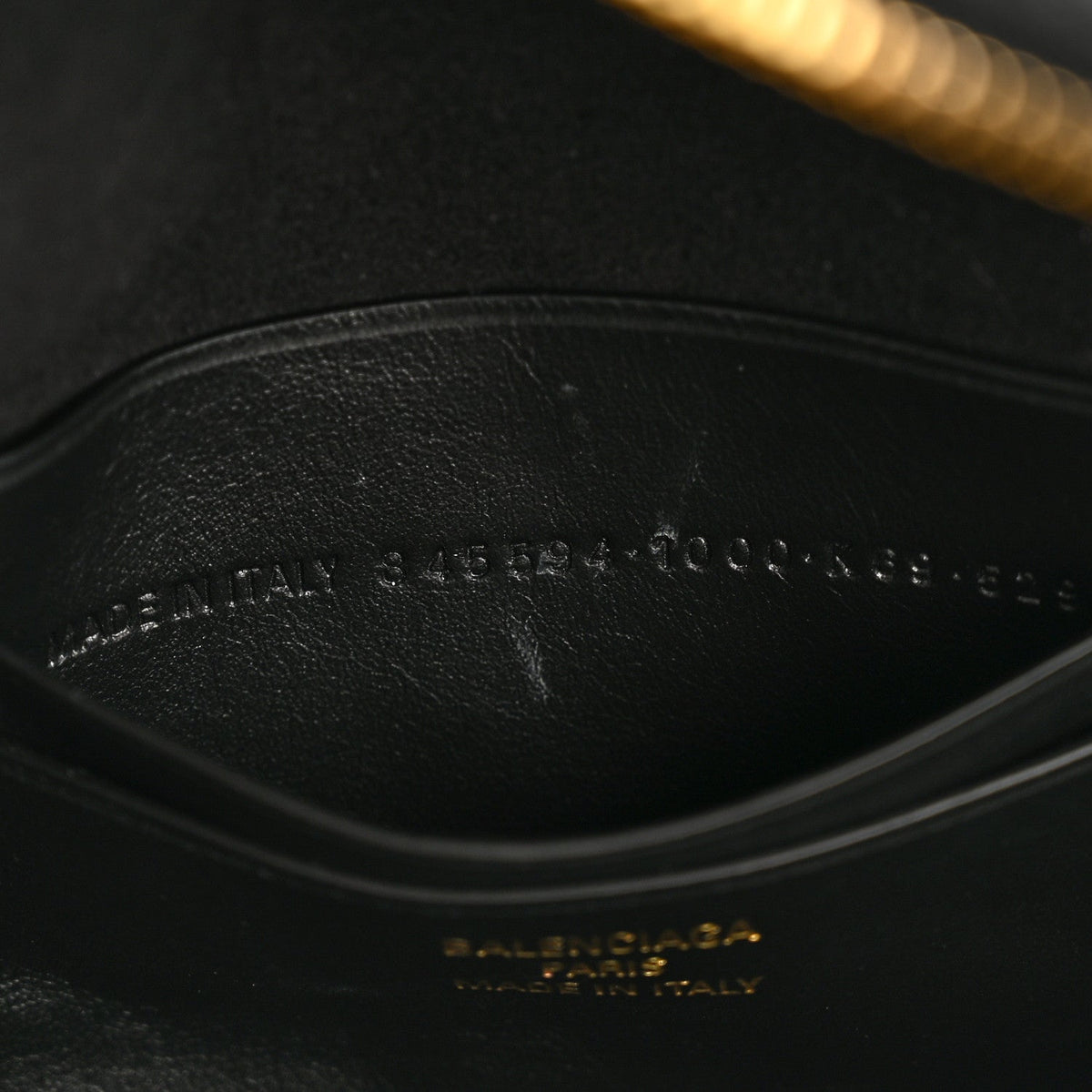 Natural Smooth Calfskin Rodeo Vanity Black