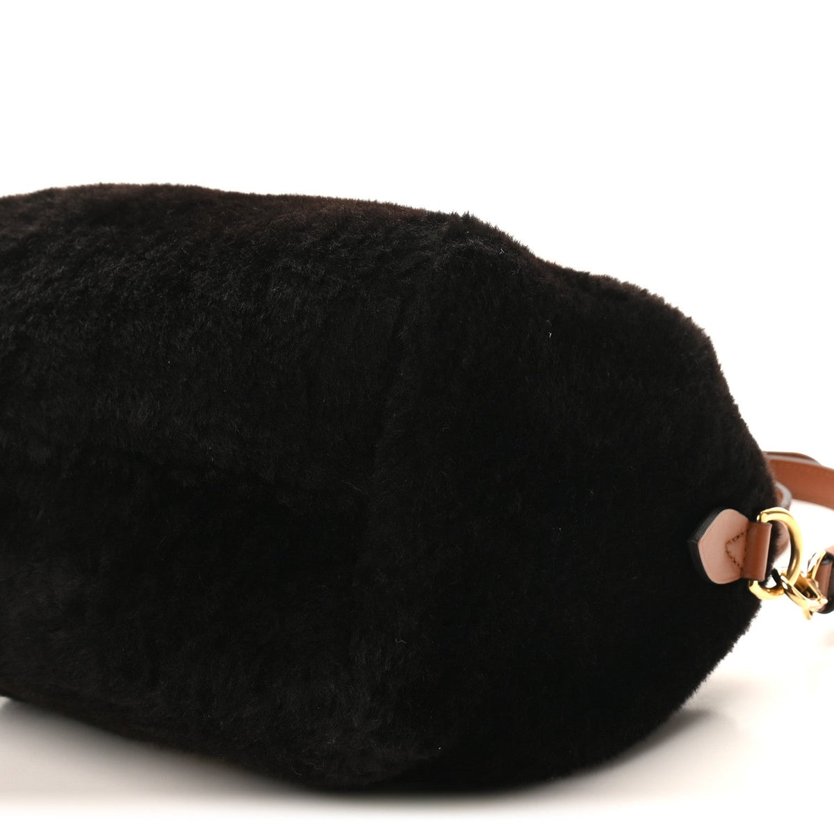 Shearling Monogram LV Ski Cozygram Speedy Bandouliere 25 Chocolate Cream