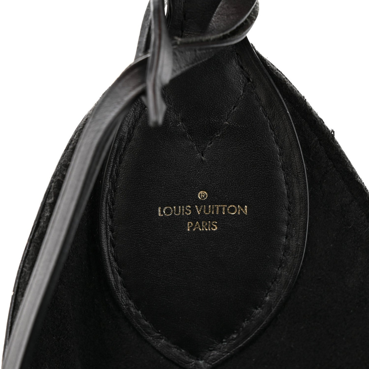 Monogram Flower Hobo Black