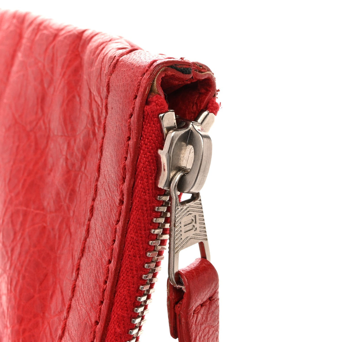 Agneau Arena Classic Hardware Small Clip Rouge Coquelicot