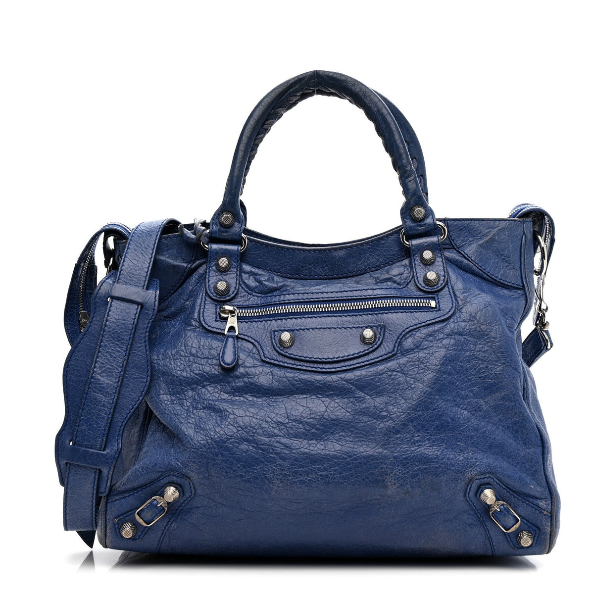 Agneau Giant 12 Silver Hardware Velo Bleu Glacier