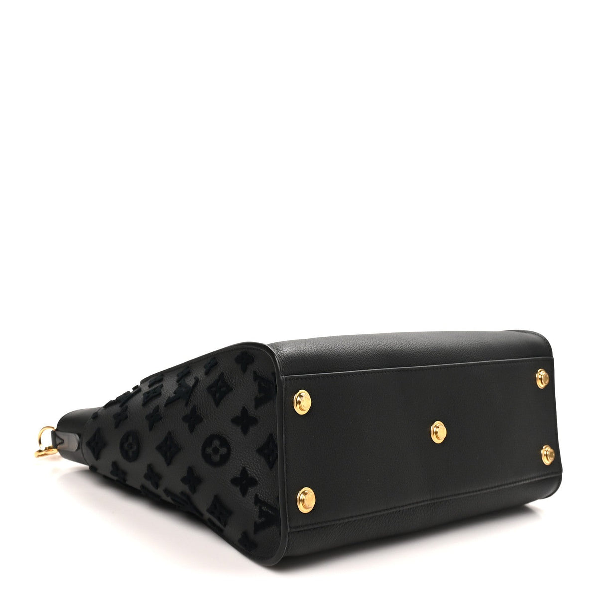 Calfskin Monogram Tufting On My Side Black