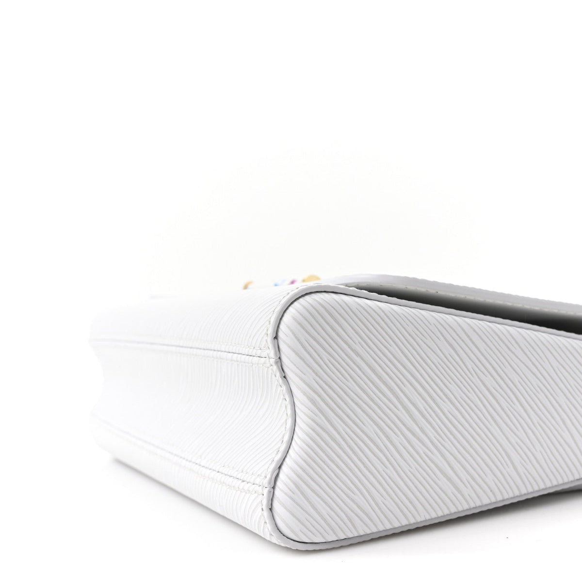LV X TM Epi Twist MM Slim Shoulder Bag White