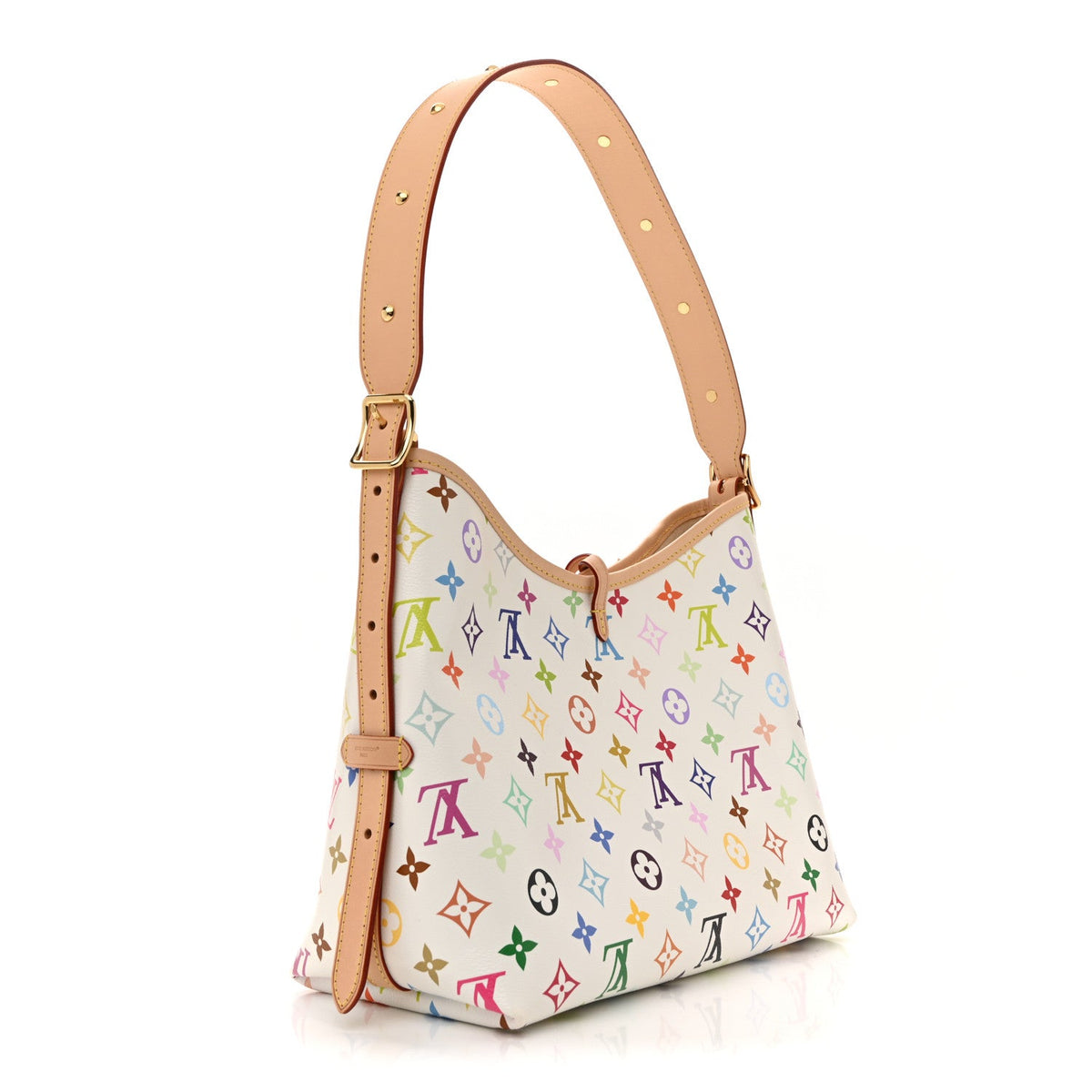 LV x TM Monogram Multicolor CarryAll PM White