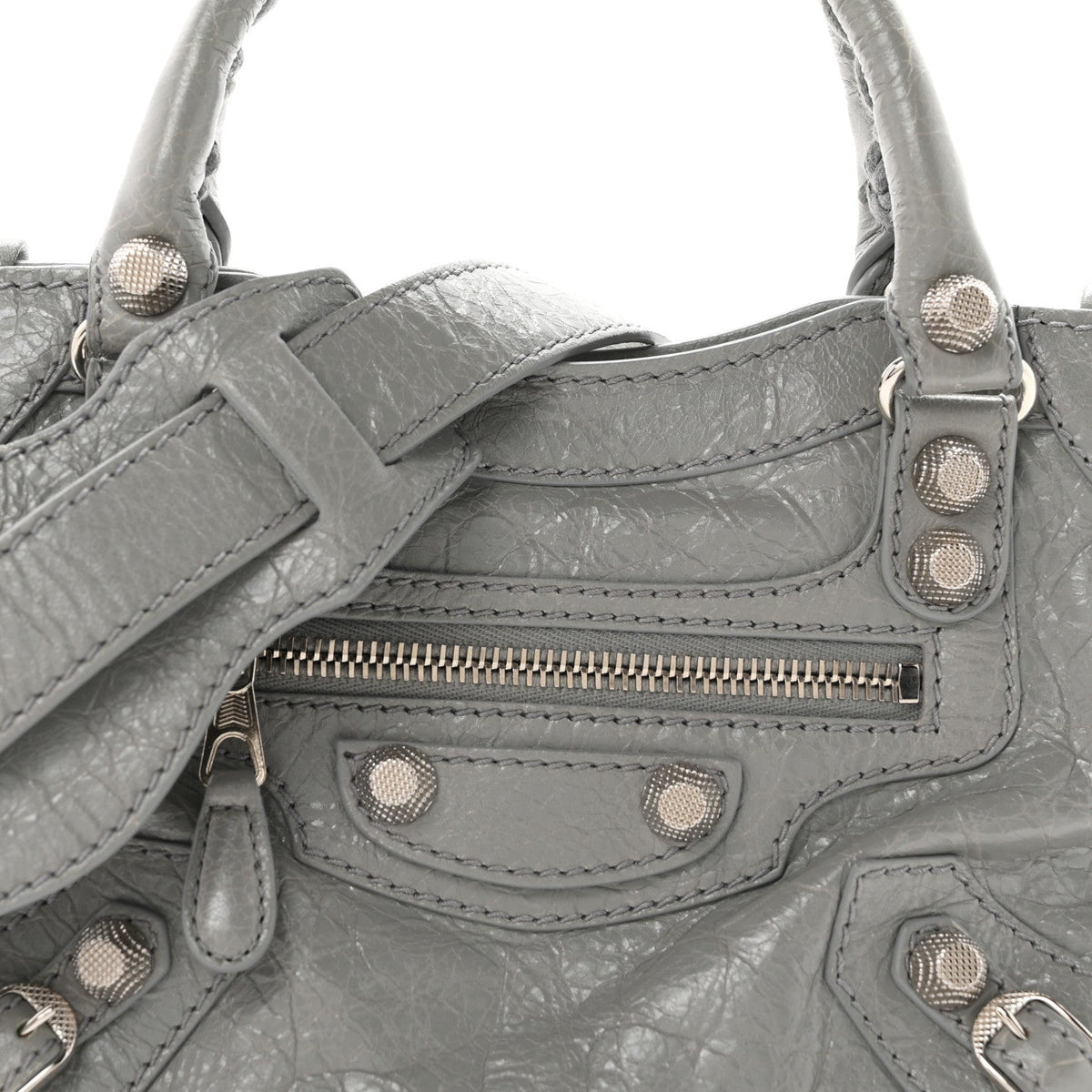 Agneau Giant 12 Silver Hardware Mini City Gris Haussmannien