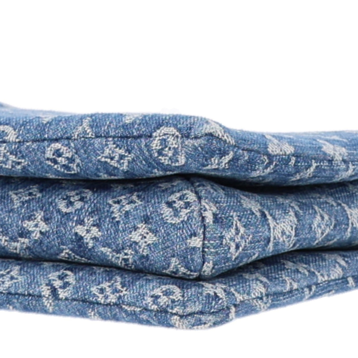 Monogram Denim Coussin PM Blue
