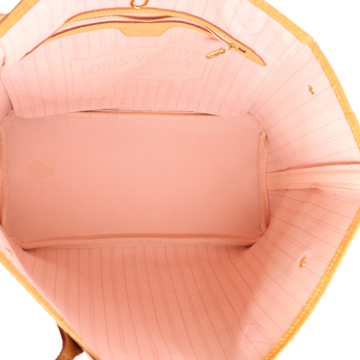 Damier Azur Neo Neverfull MM Rose Ballerine