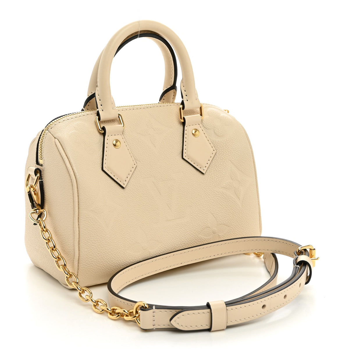 Empreinte Monogram Giant Speedy Bandouliere 20 Creme
