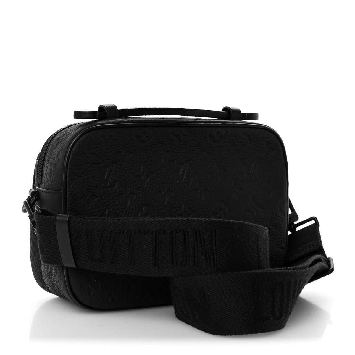 Taurillon Monogram S Lock Messenger Black
