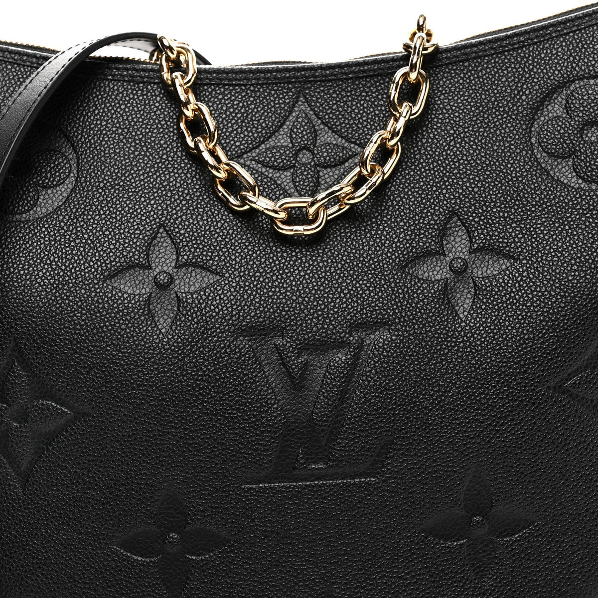 Empreinte Monogram Giant Loop Hobo Black
