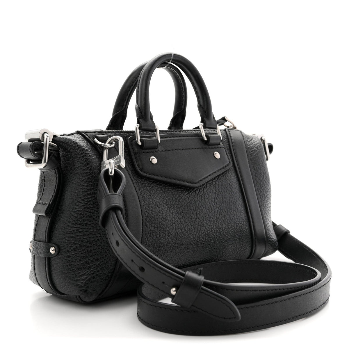 Calfskin Nano Biker Black