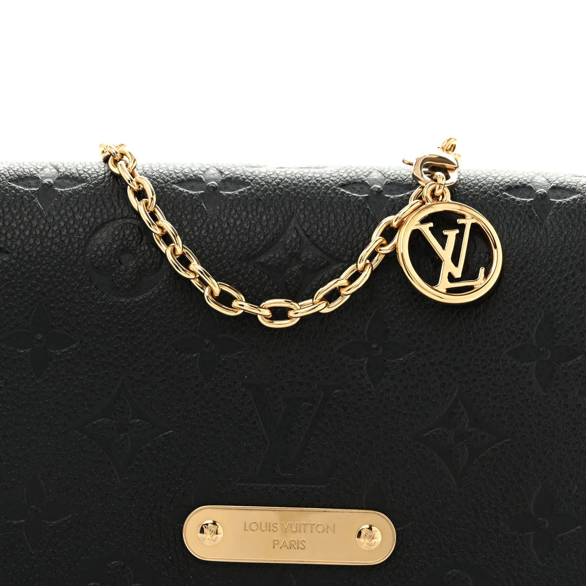 Empreinte Monogram Lily Wallet On Chain Black