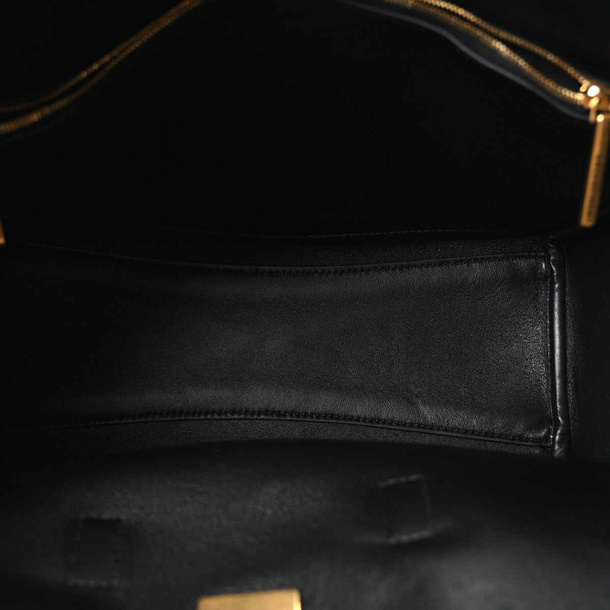 Smooth Calfskin Small Bel Air Carry All Bag Black