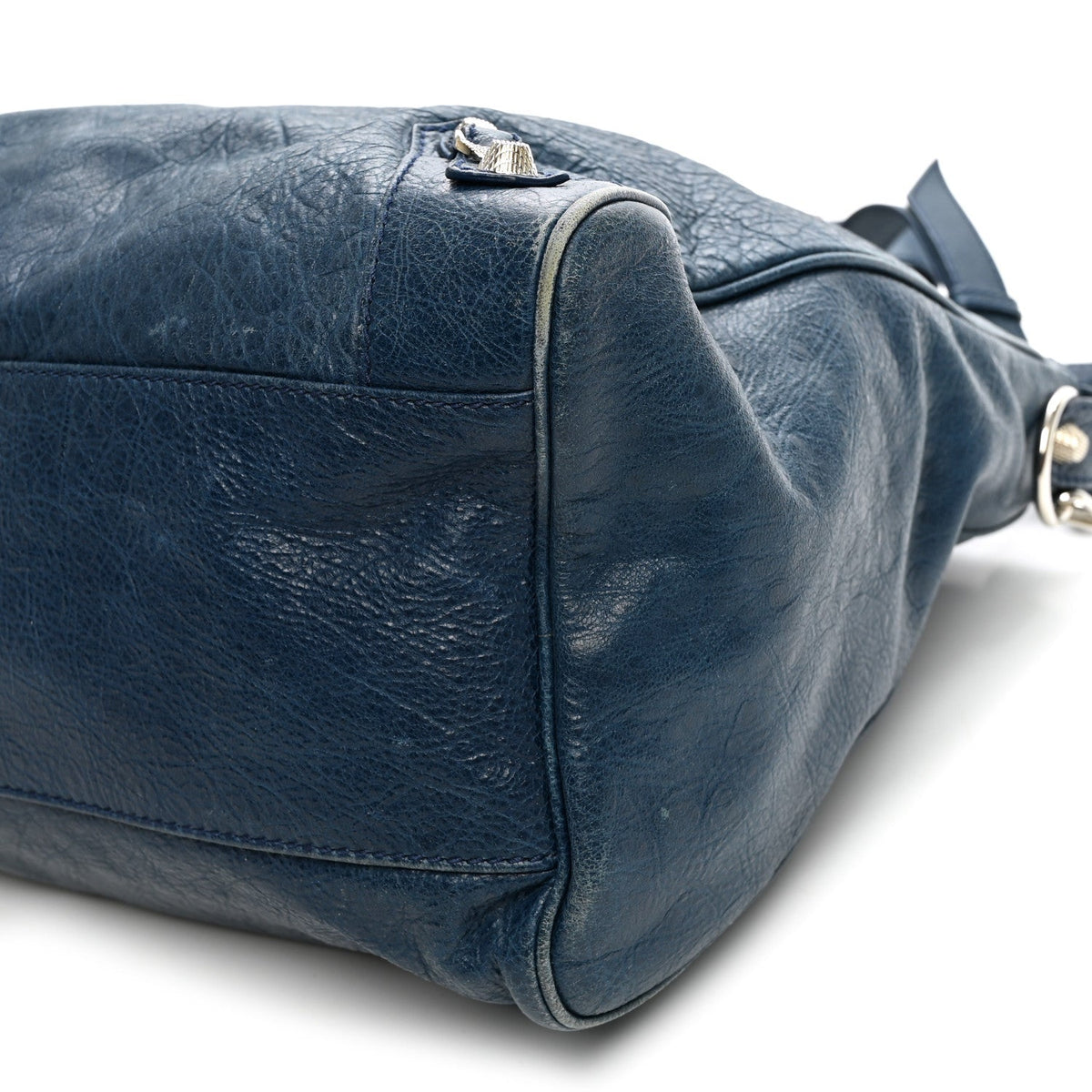Agneau Giant 12 Silver Hardware Velo Bleu Mineral