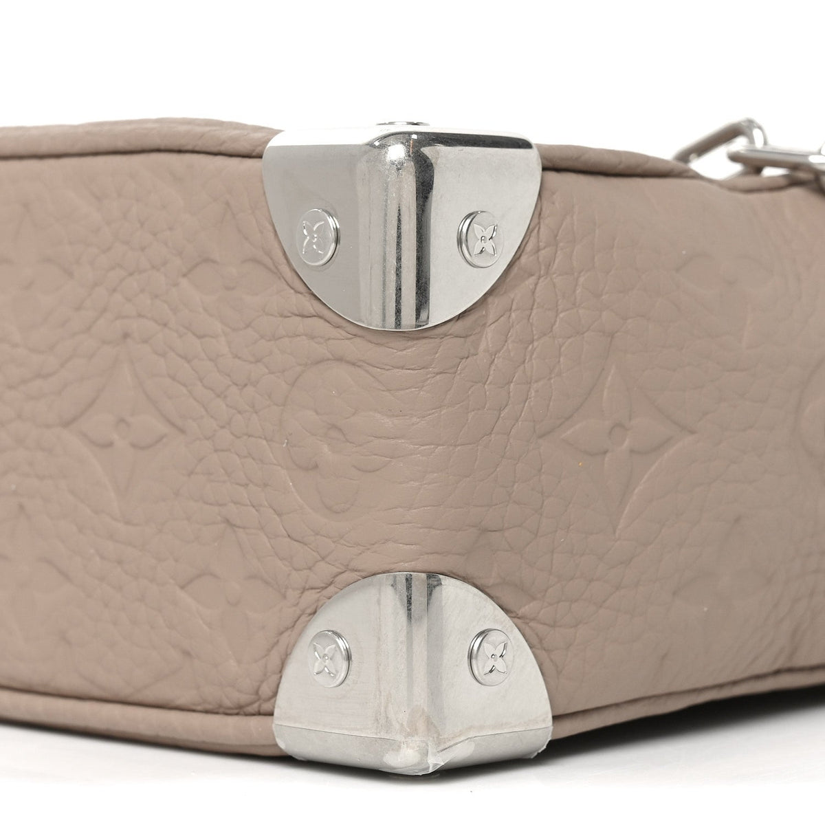 Taurillon Monogram Mini Soft Trunk Riverstone