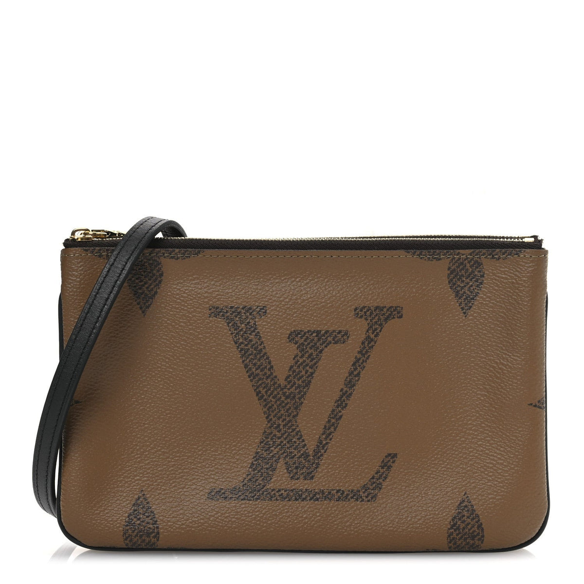 Reverse Monogram Giant Double Zip Pochette