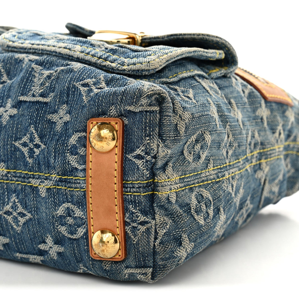 Monogram Denim Baggy PM Blue