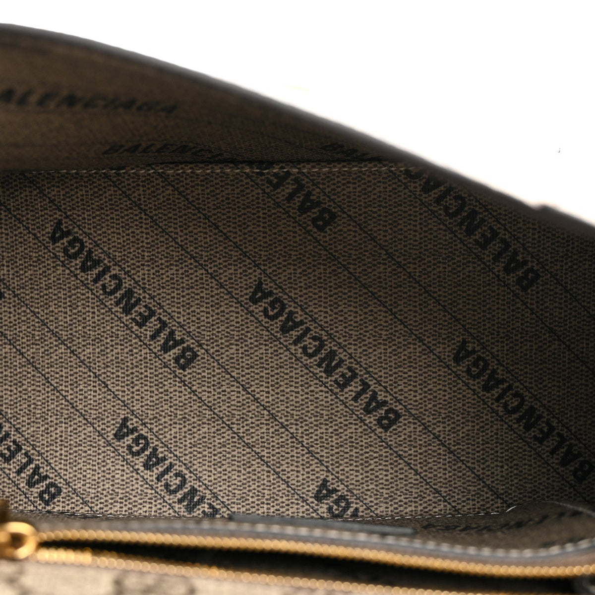 X GUCCI GG Supreme Monogram Small Hourglass Top Handle Bag Beige Ebony