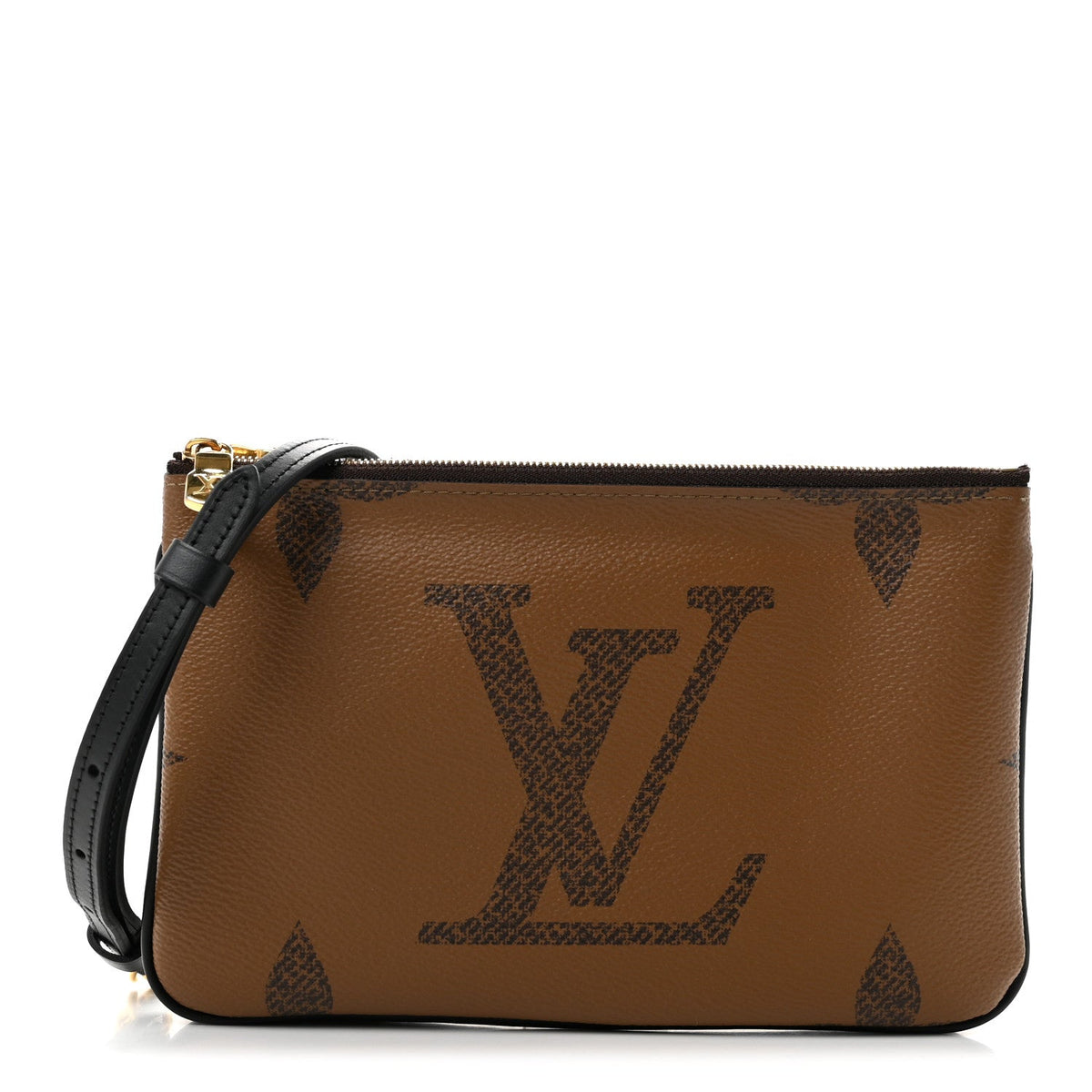 Reverse Monogram Giant Double Zip Pochette