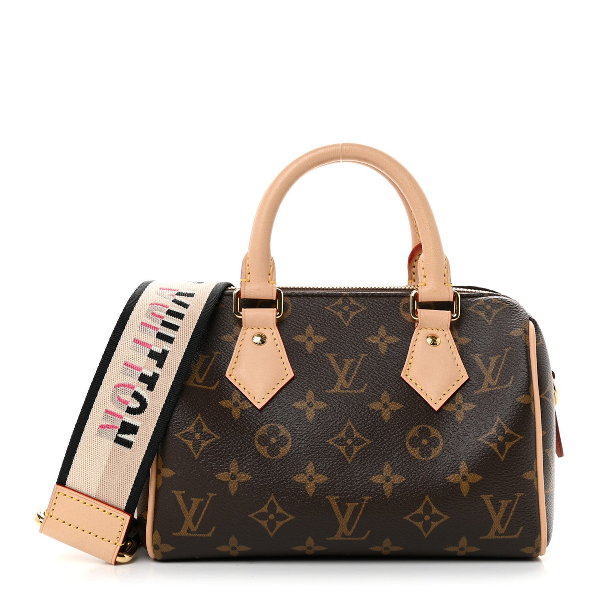 Monogram Speedy Bandouliere 20 Black