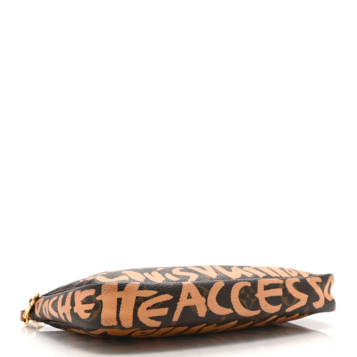 Monogram Graffiti Pochette Accessories Peach
