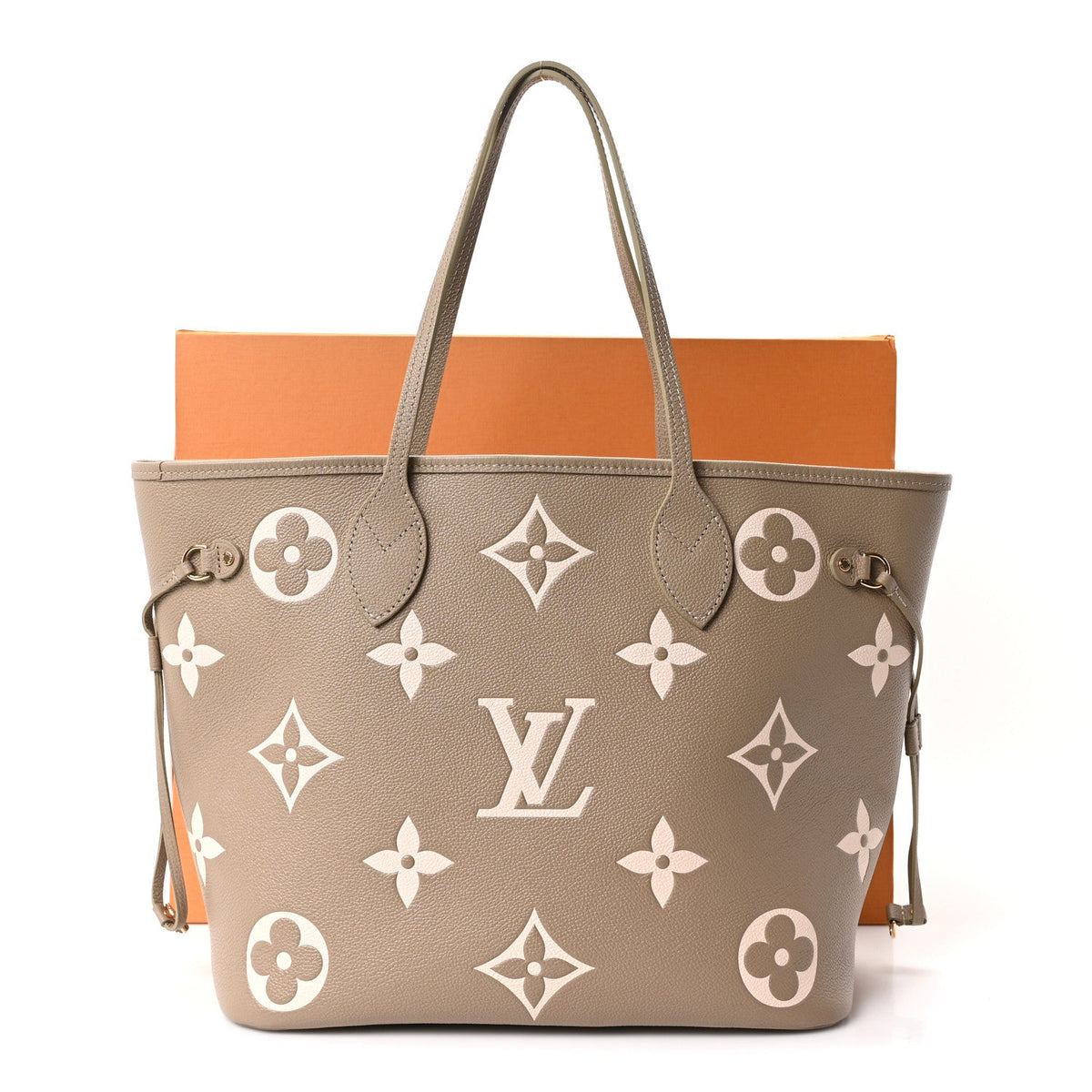 Empreinte Monogram Giant Neverfull MM Khaki Cream