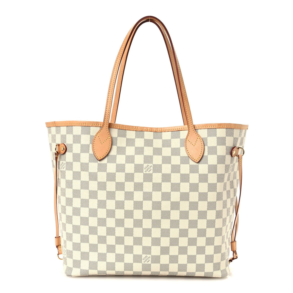 Damier Azur Neo Neverfull MM Rose Ballerine