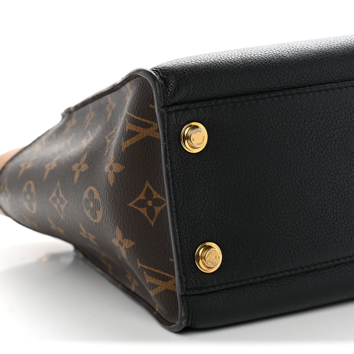 Calfskin Monogram On My Side Black
