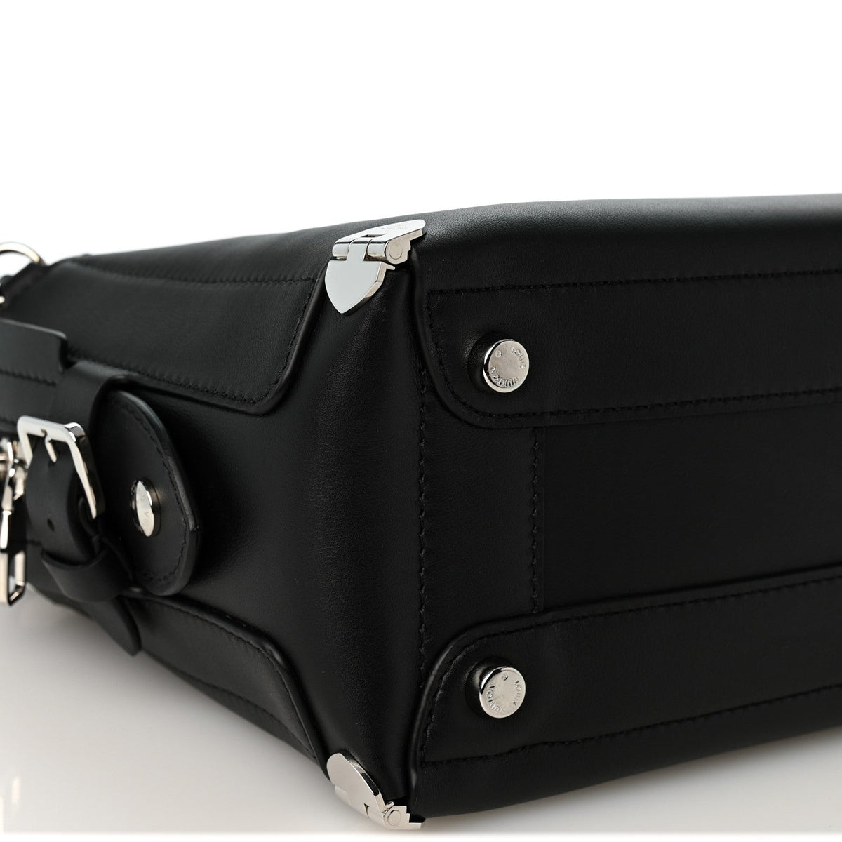 Smooth Calfskin Garance  Black