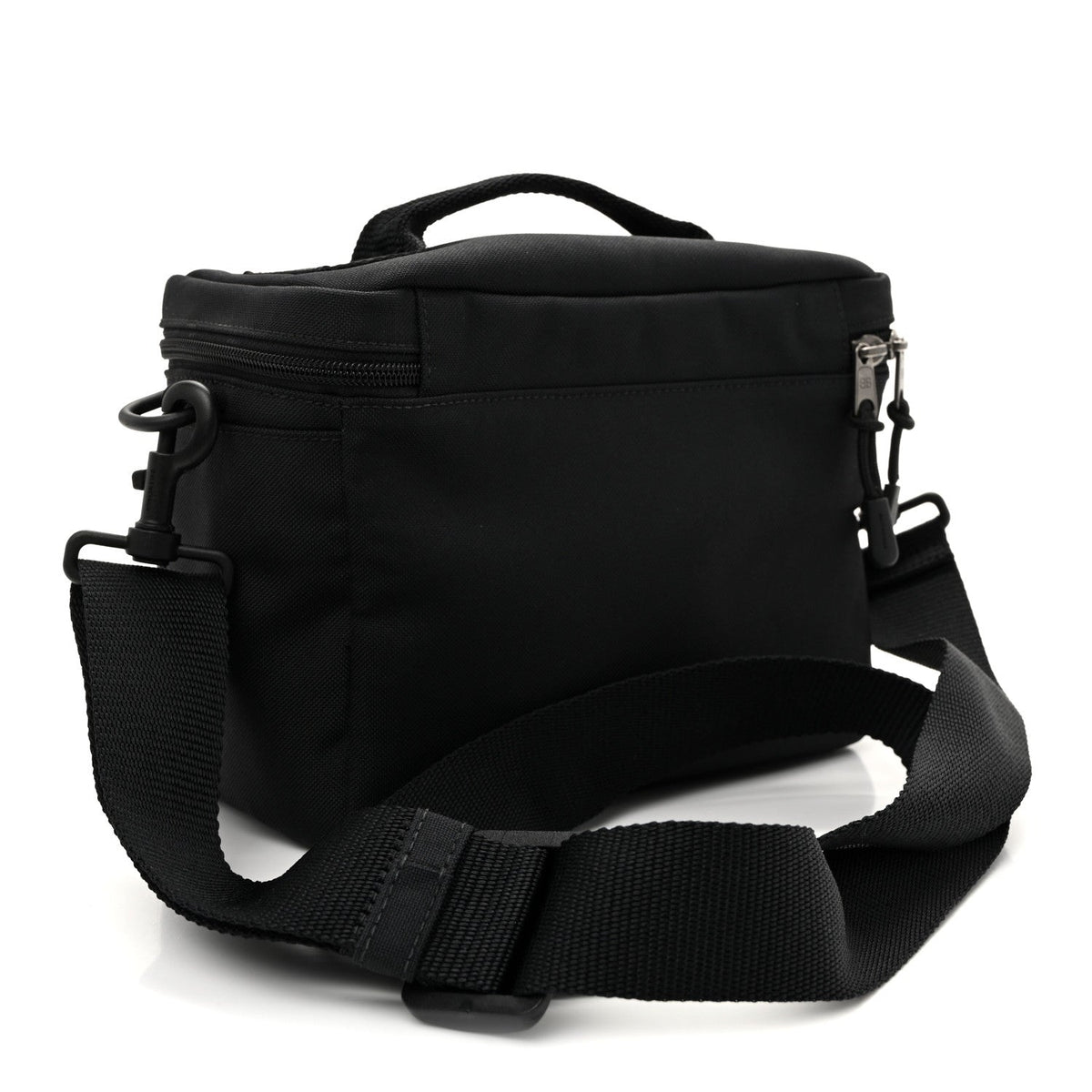 Nylon Logo Sport Camera Bag Black