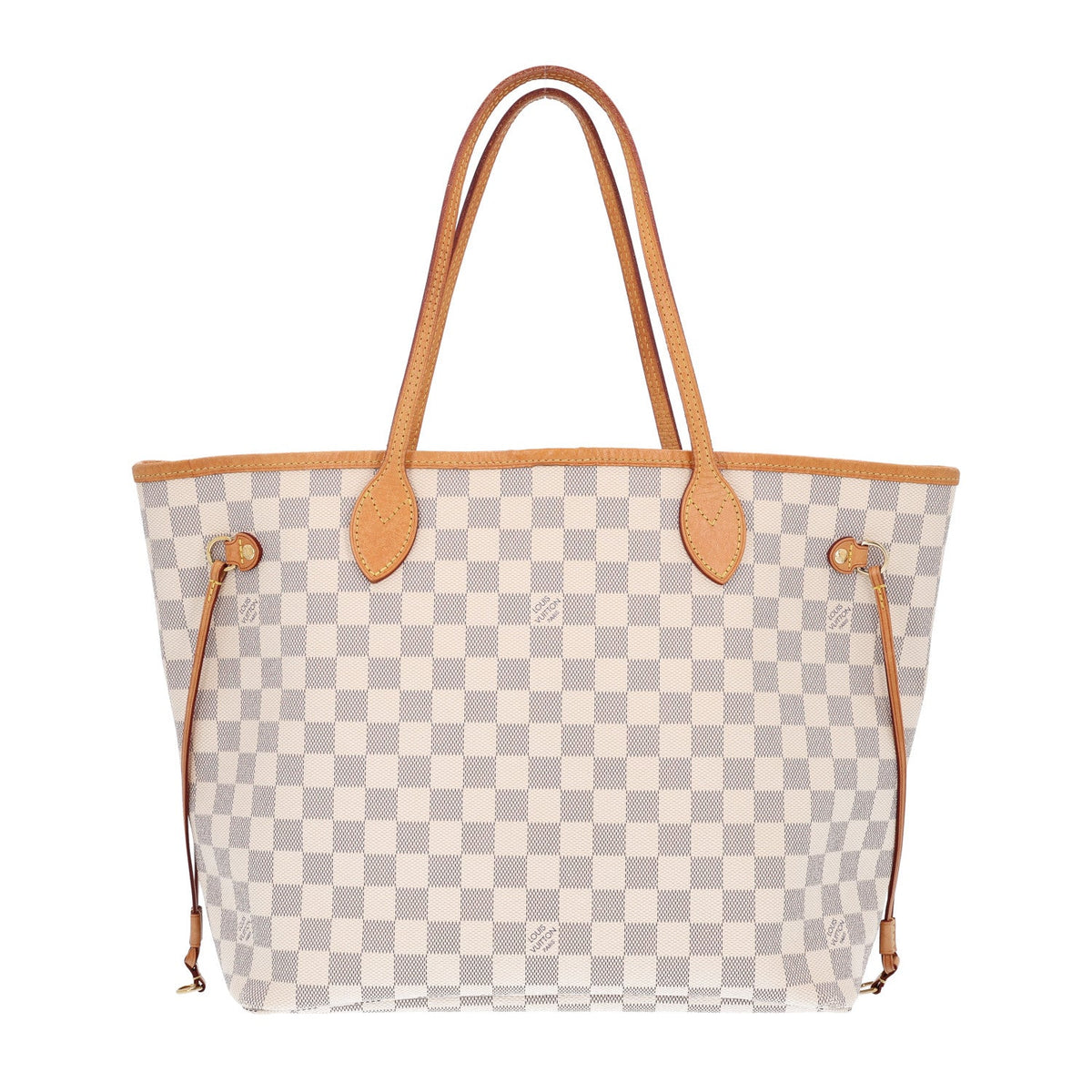 Damier Azur Neo Neverfull MM Rose Ballerine