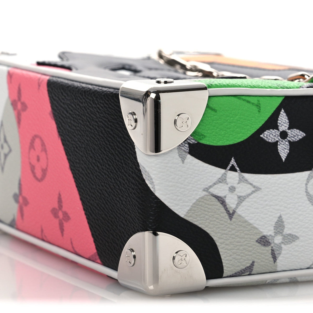 Monogram Patchwork Mini Soft Trunk Multicolor