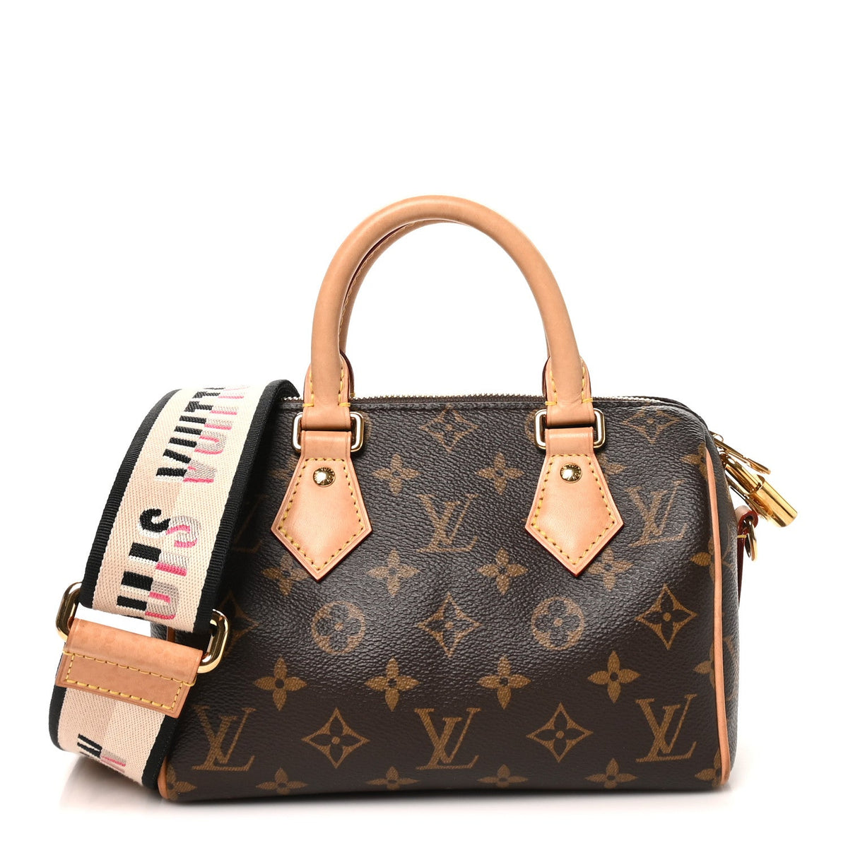 Monogram Speedy Bandouliere 20 Black