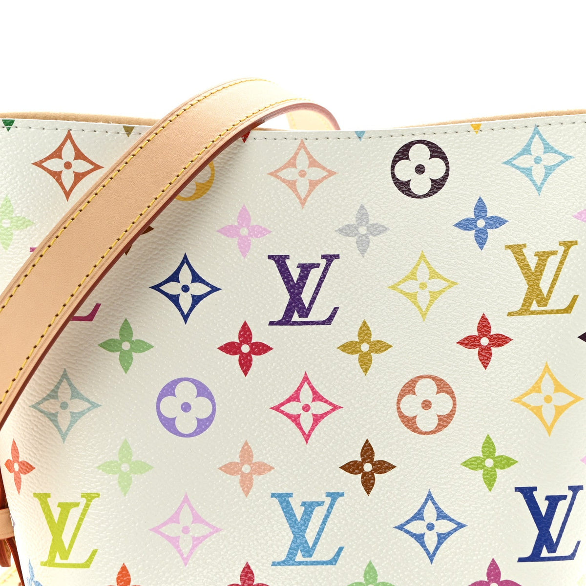 LV X TM Monogram Multicolor All In BB White
