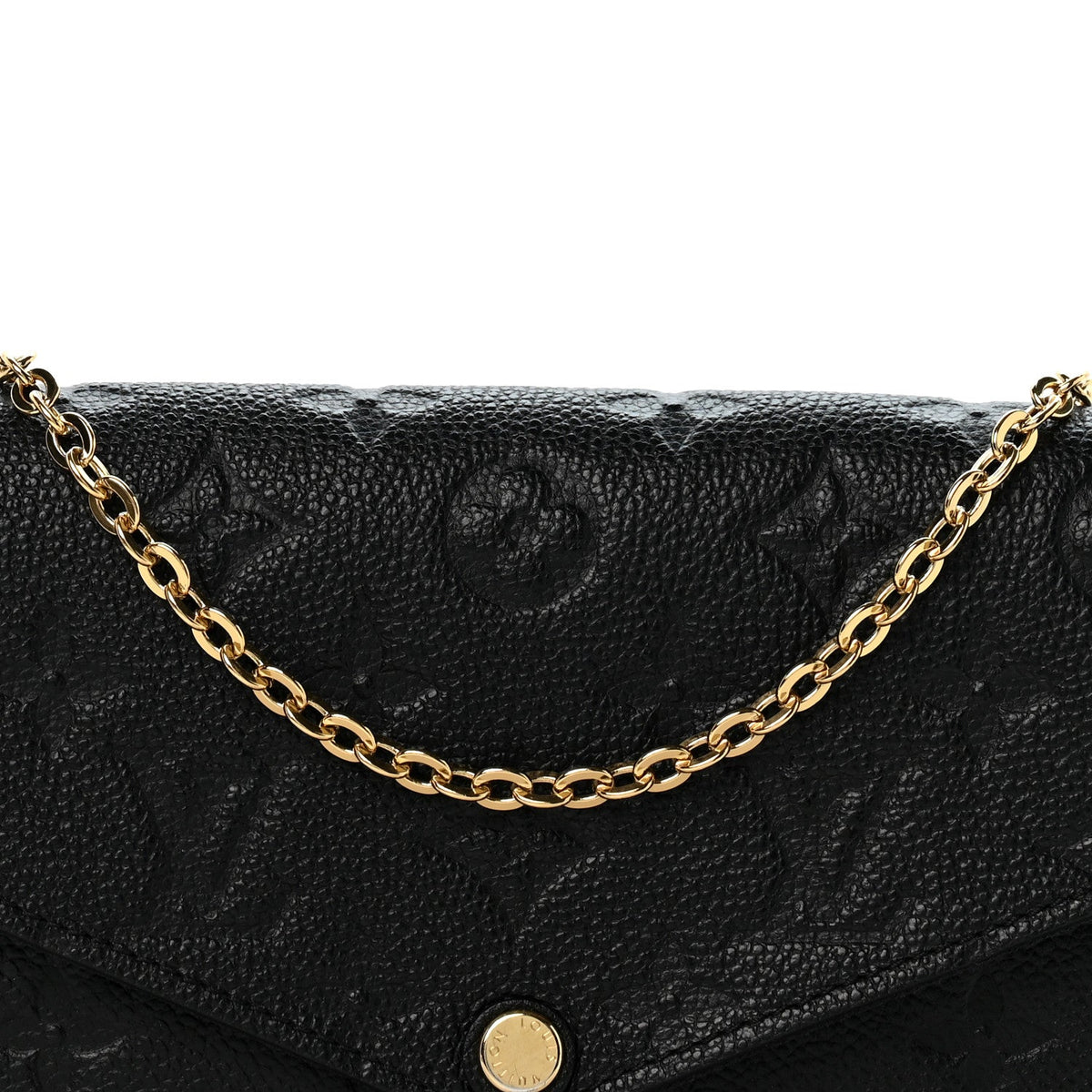 Empreinte Pochette Felicie Chain Wallet Black