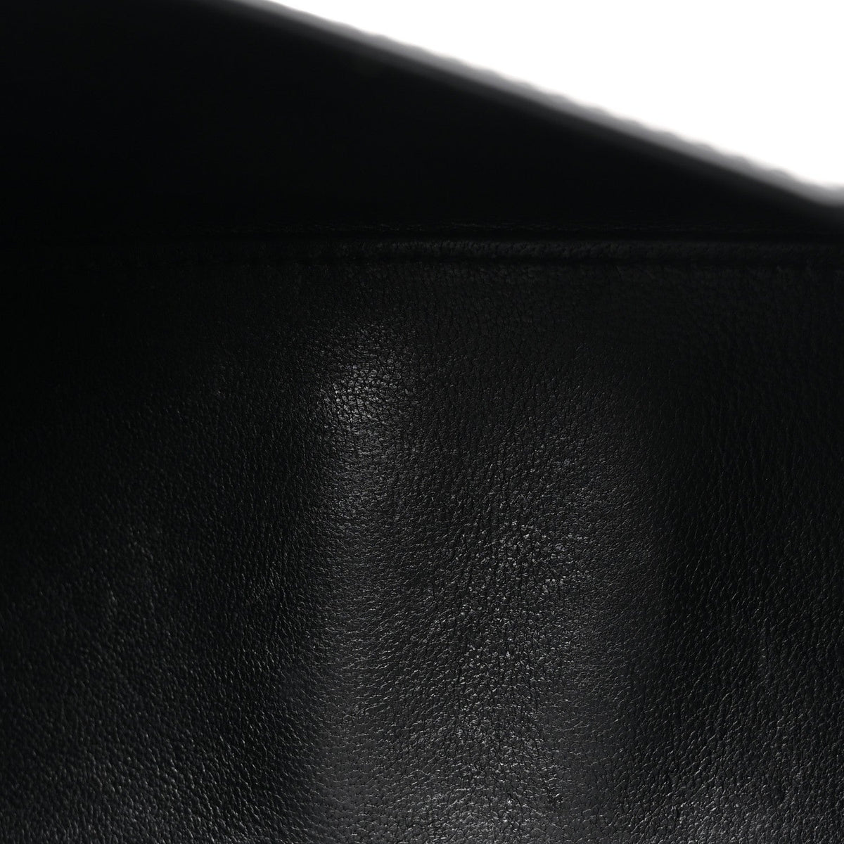 Shiny Calfskin Monochrome Crocodile Embossed Small Hourglass Top Handle Bag Black