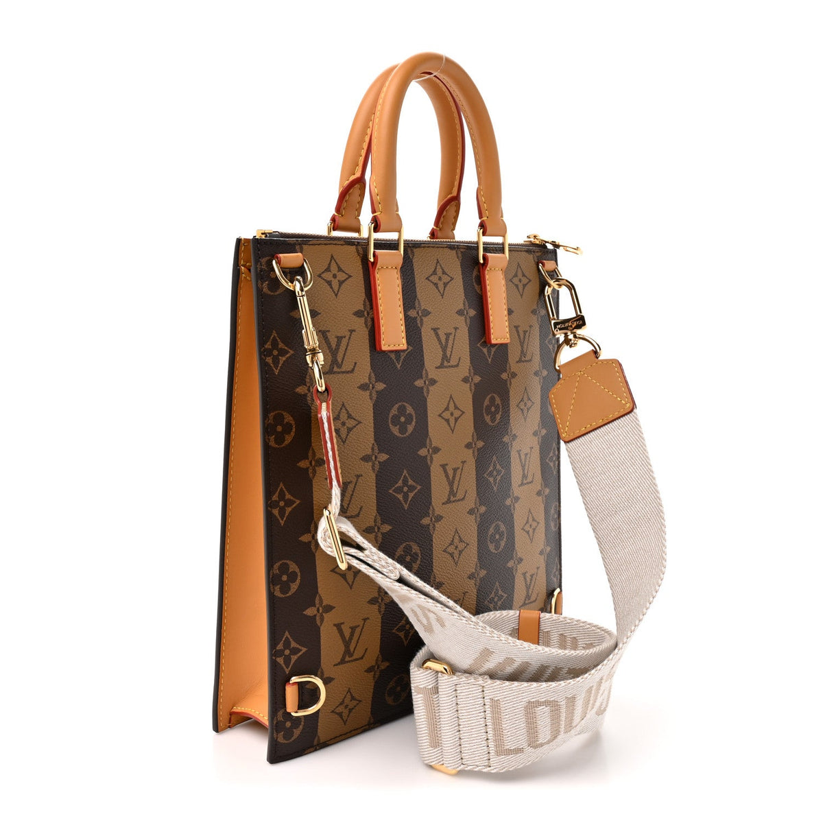 X NIGO Reverse Monogram Stripes Sac Plat Cross
