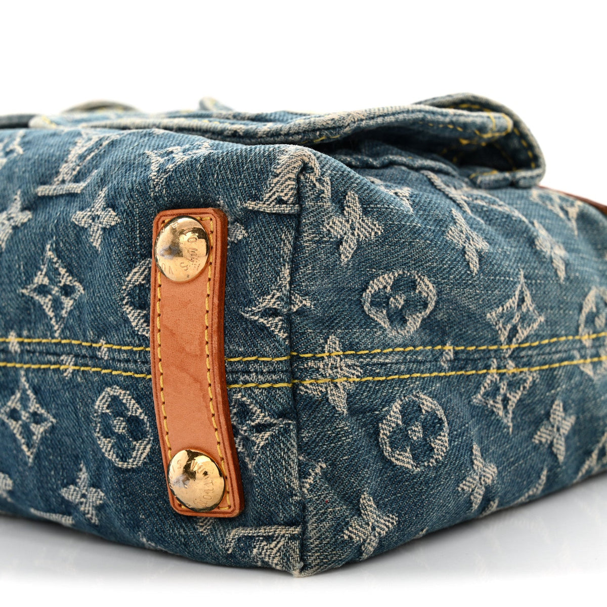 Monogram Denim Baggy PM Blue