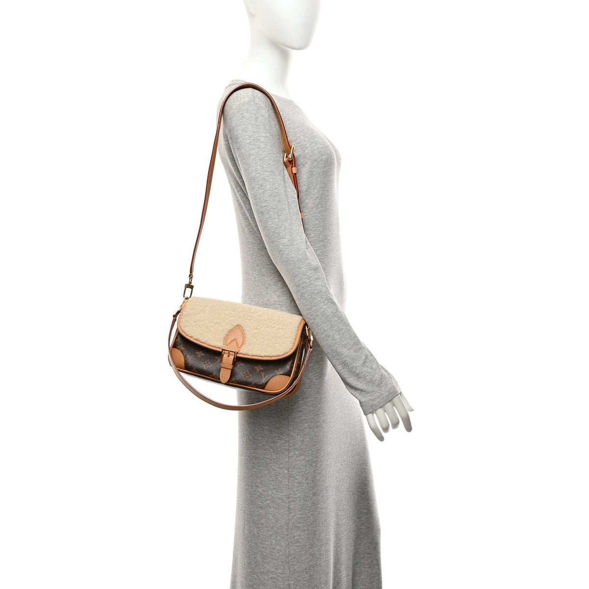 Monogram Shearling Diane NM