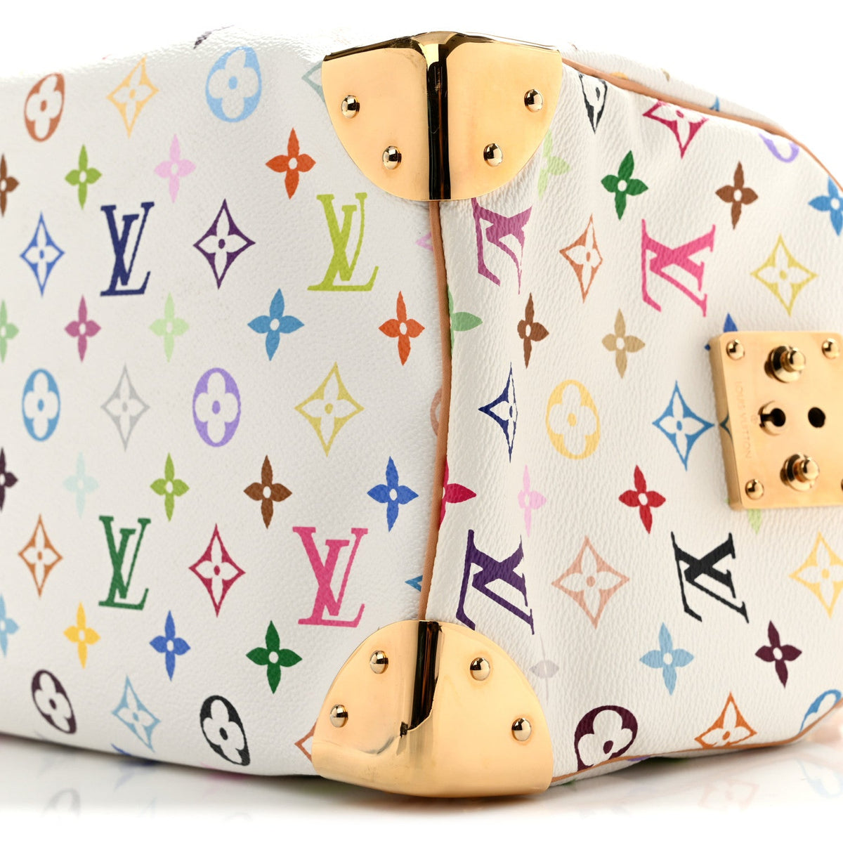 Monogram Multicolor Speedy 30 White