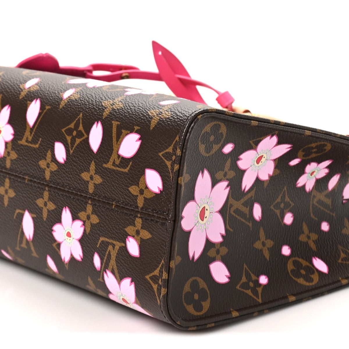 LV X TM Monogram Cherry Blossom Onthego PM Sakura Brown