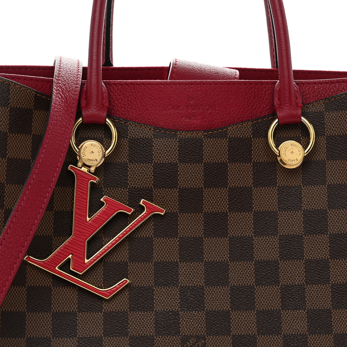 Damier Ebene LV Riverside Lie De Vin