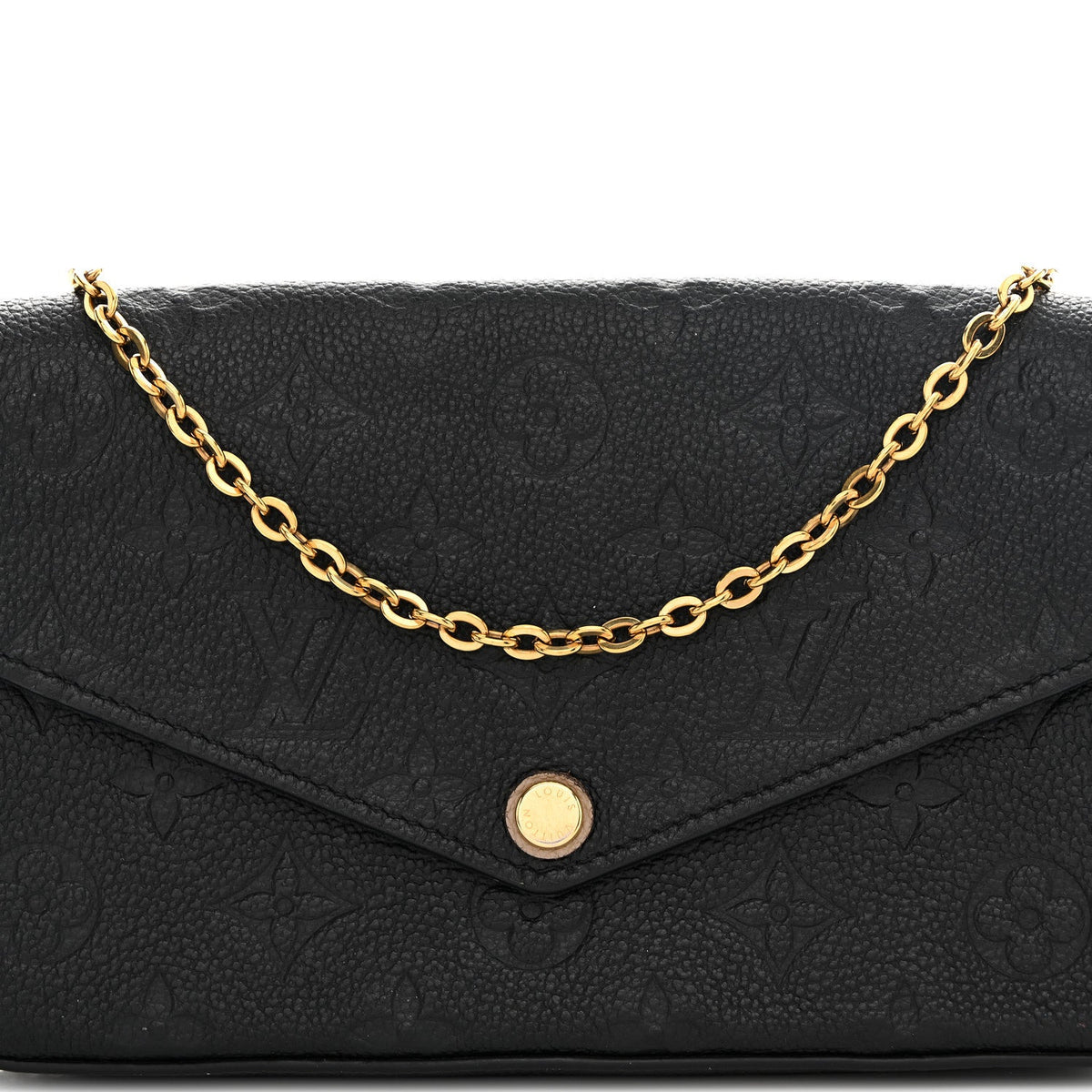Empreinte Pochette Felicie Chain Wallet Black