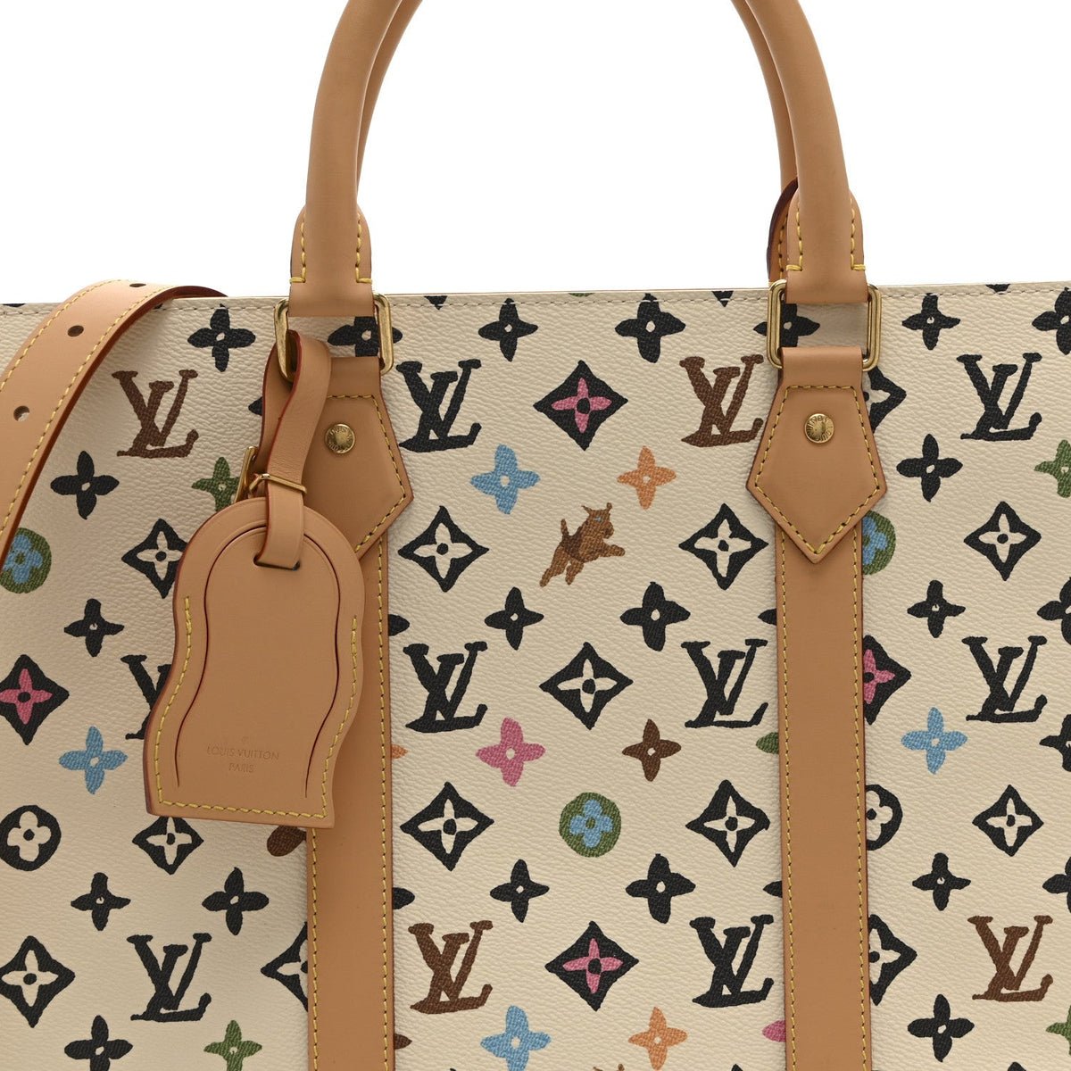 Monogram Craggy Sac Plat Vanilla