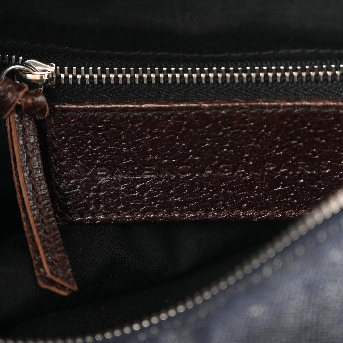 Denim Box Bag Chocolate