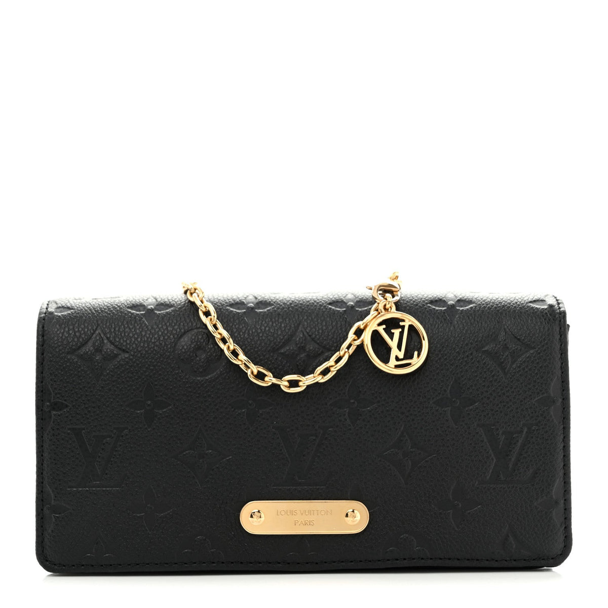 Empreinte Monogram Lily Wallet On Chain Black