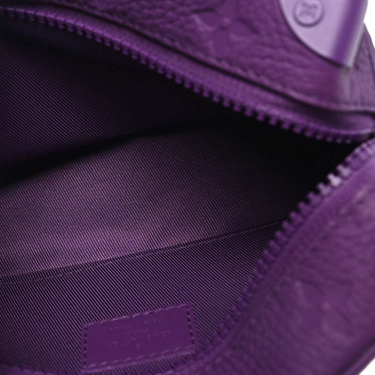 Taurillon Monogram Mini Soft Trunk Black Purple Night